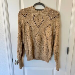 LOFT Bauble Open Weave Sweater
